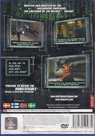 Enter the Matrix - PS2 (Genbrug)